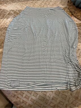 Nursing Cover Car seat Cover in Blue and White by Copper Pearl